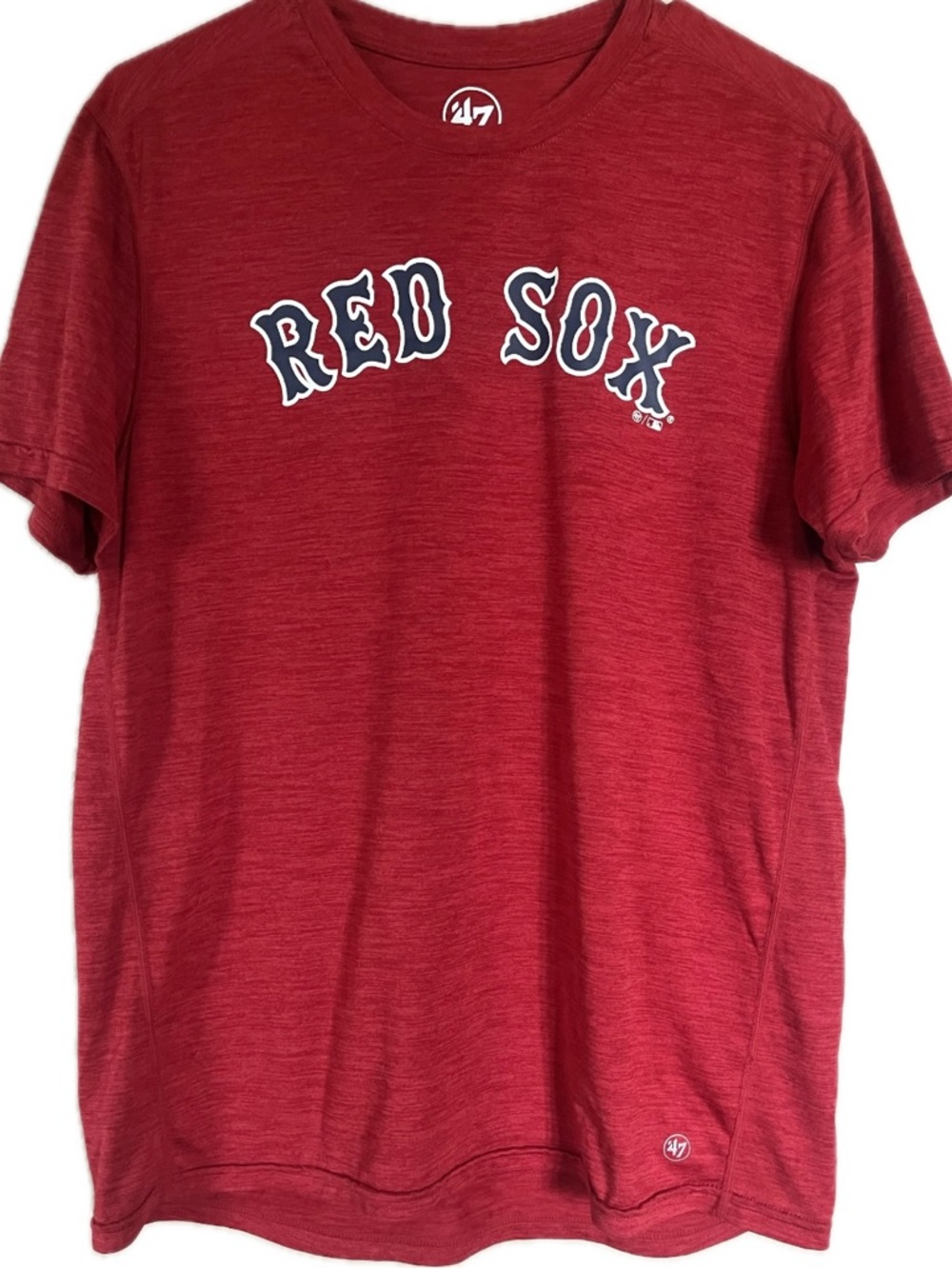 Boston Red Sox Red Short Sleeve Tee-47 Brand. Men’s size Medium. Baseball.